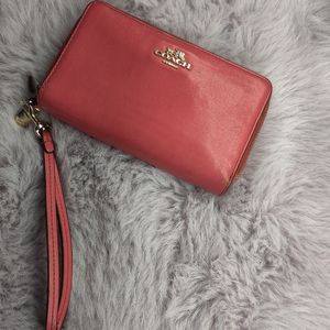 Coach wallet - pink - used